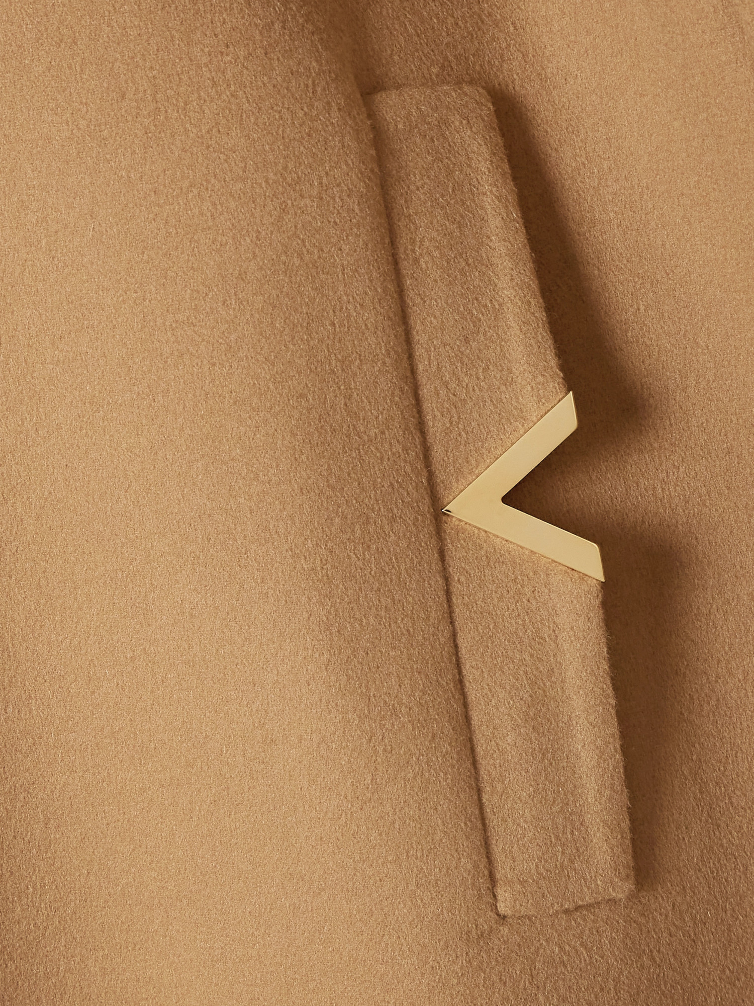 Valentino Long-sleeved Coat In Brown