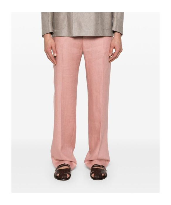 TAGLIATORE BELT-LOOP CASUAL PANTS 