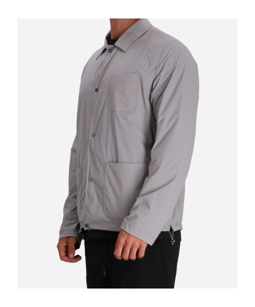 Herno Reversible Shirt Jacket In Gray