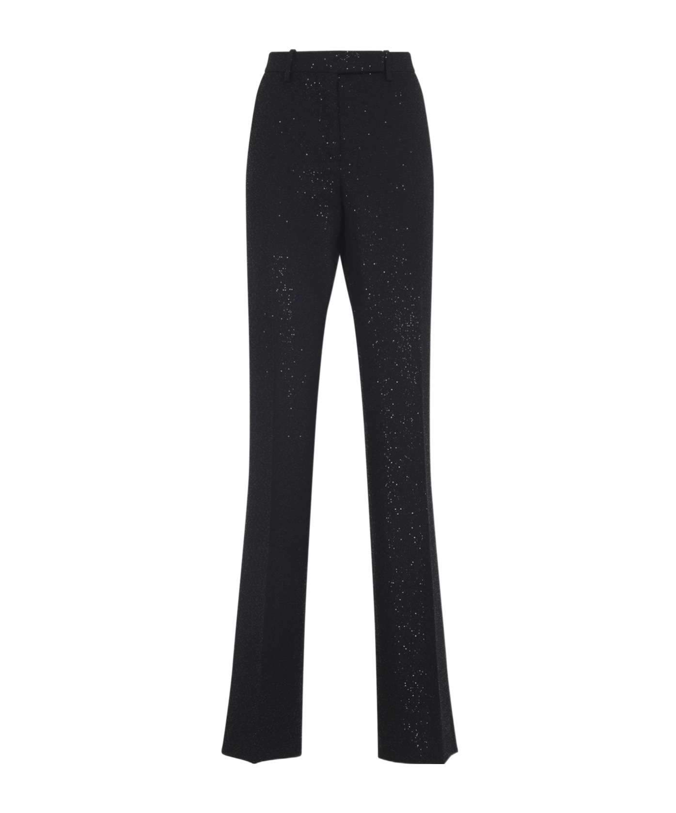 Tom Ford Sequined Tailored Straight Pants In Black