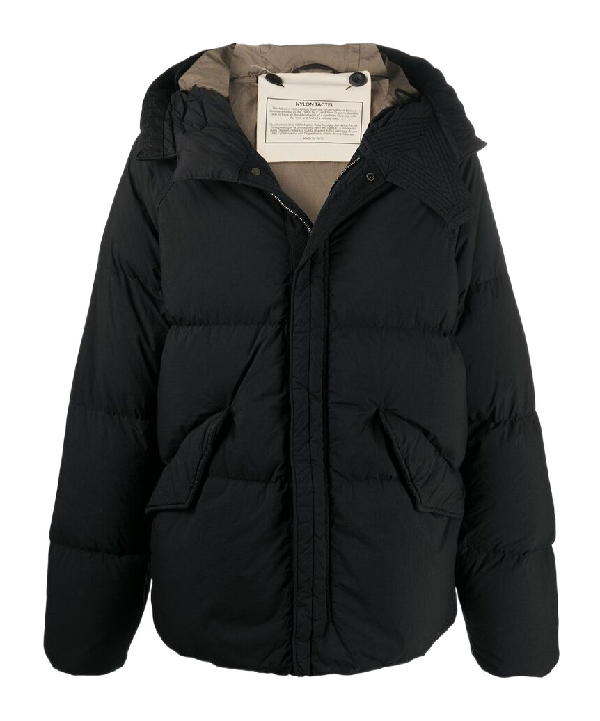 Ten C Artic Down Parka Jacket In Black