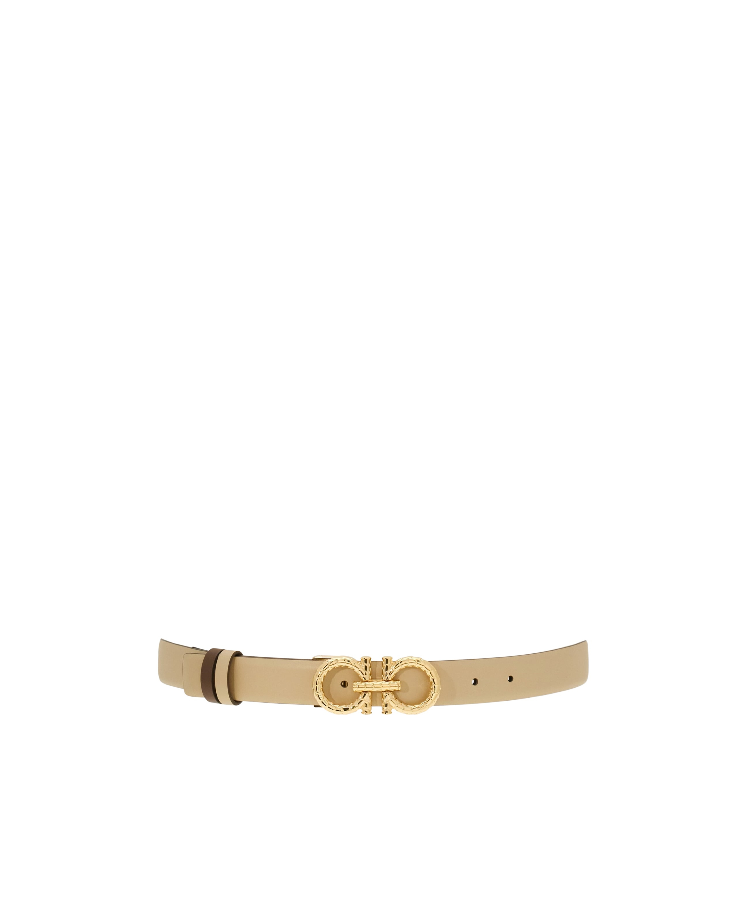 Ferragamo Adjustable Waist Belt In Nude