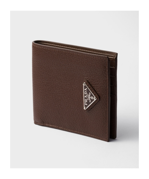 Prada Logo-plaque Leather Cardholder