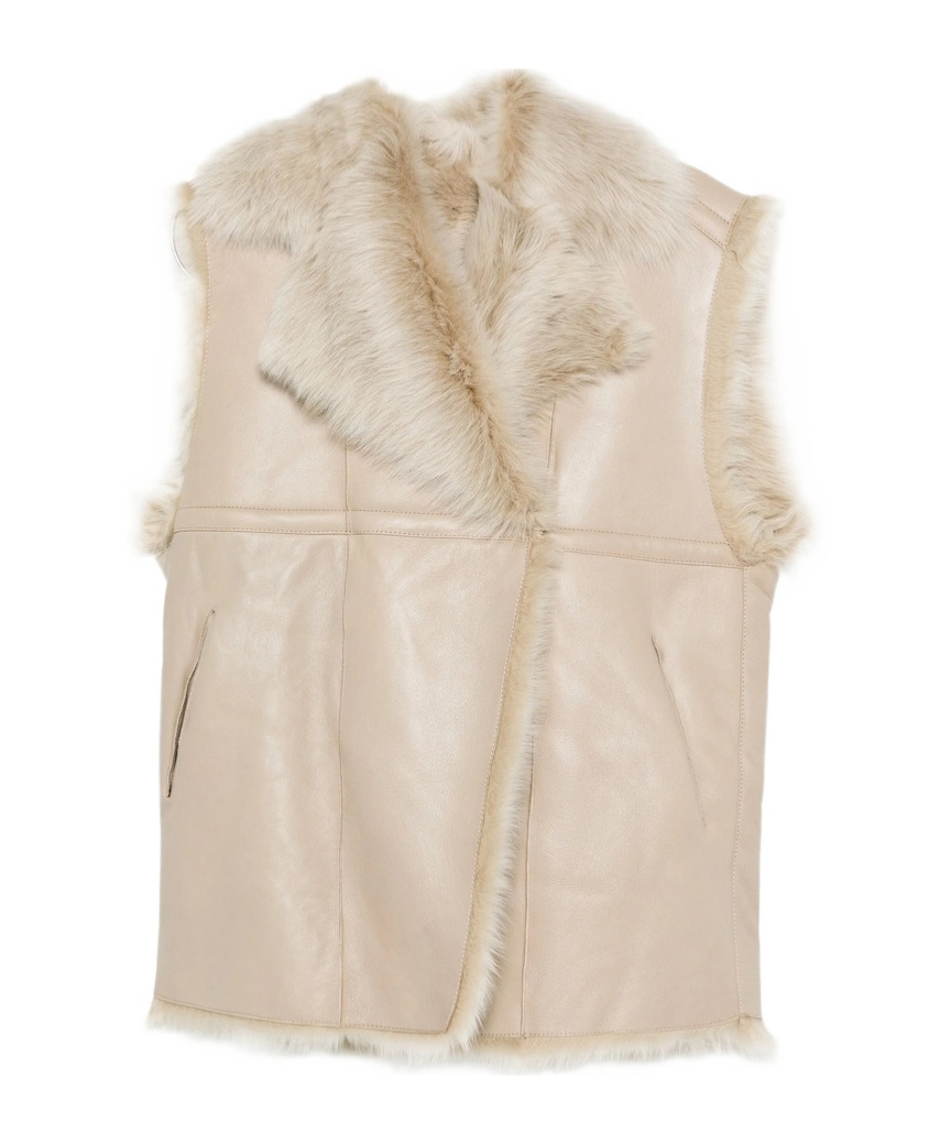Iro Sleeveless Vest In Nude