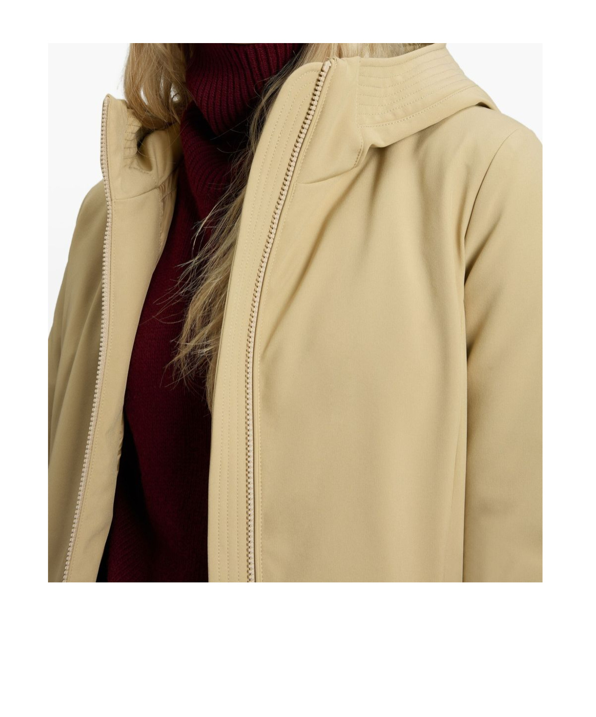 Woolrich New Firth Parka Coat In Brown