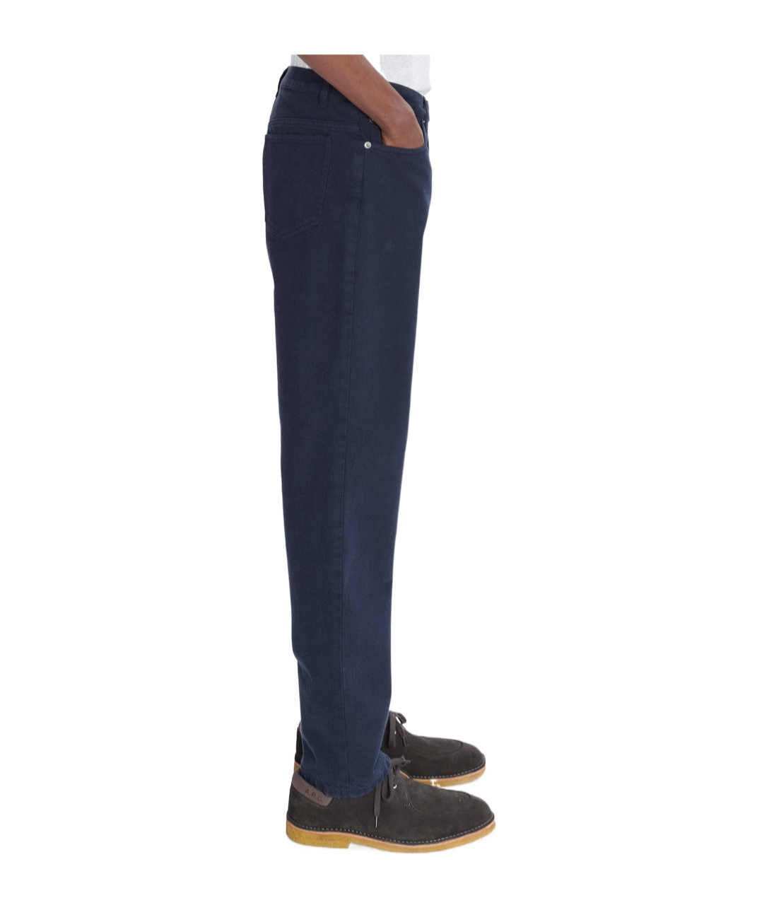 A.p.c. Dark Blue Denim Straight Leg Jeans