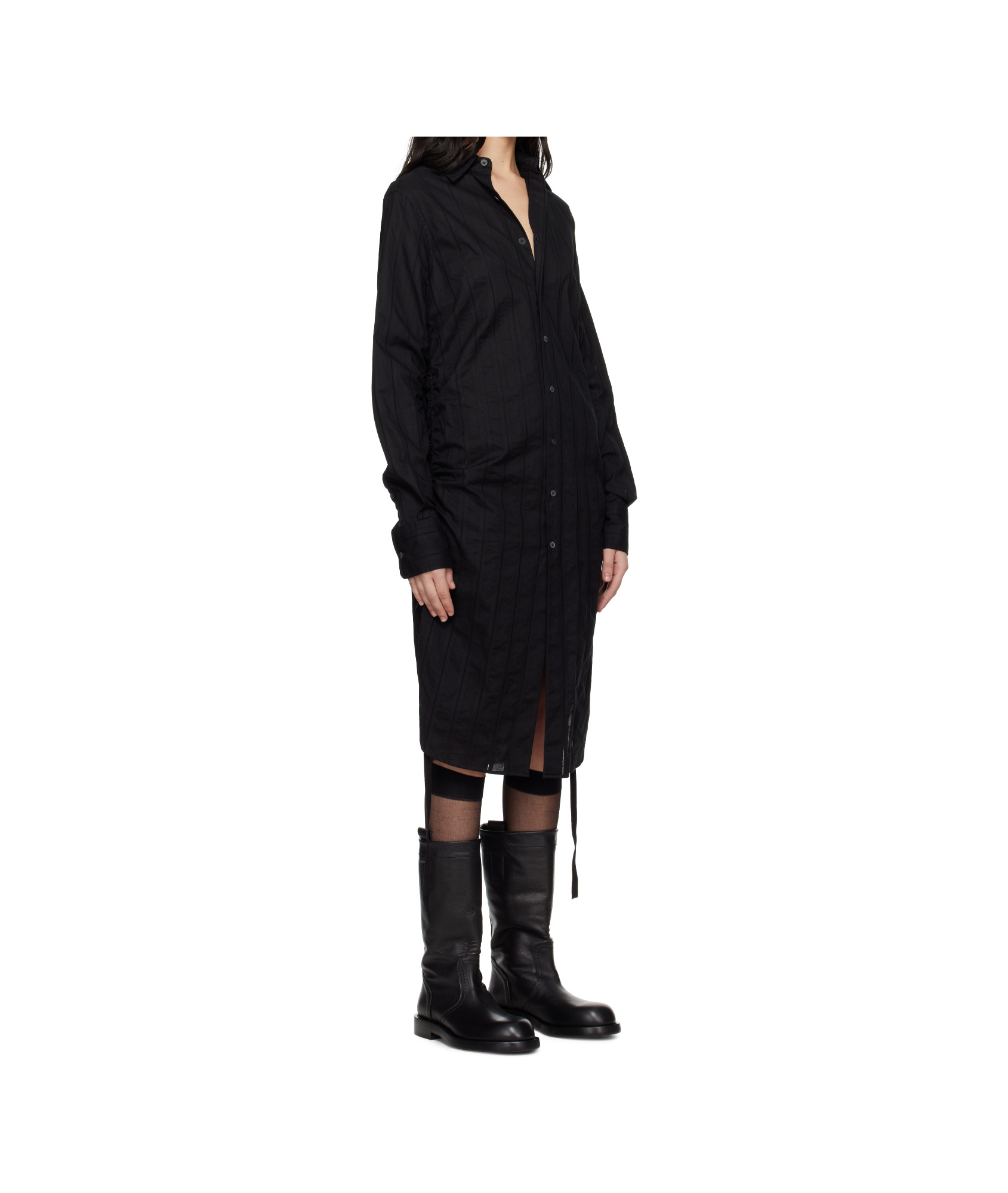 Ann Demeulemeester Sandrina High-comfort Shirt In Black