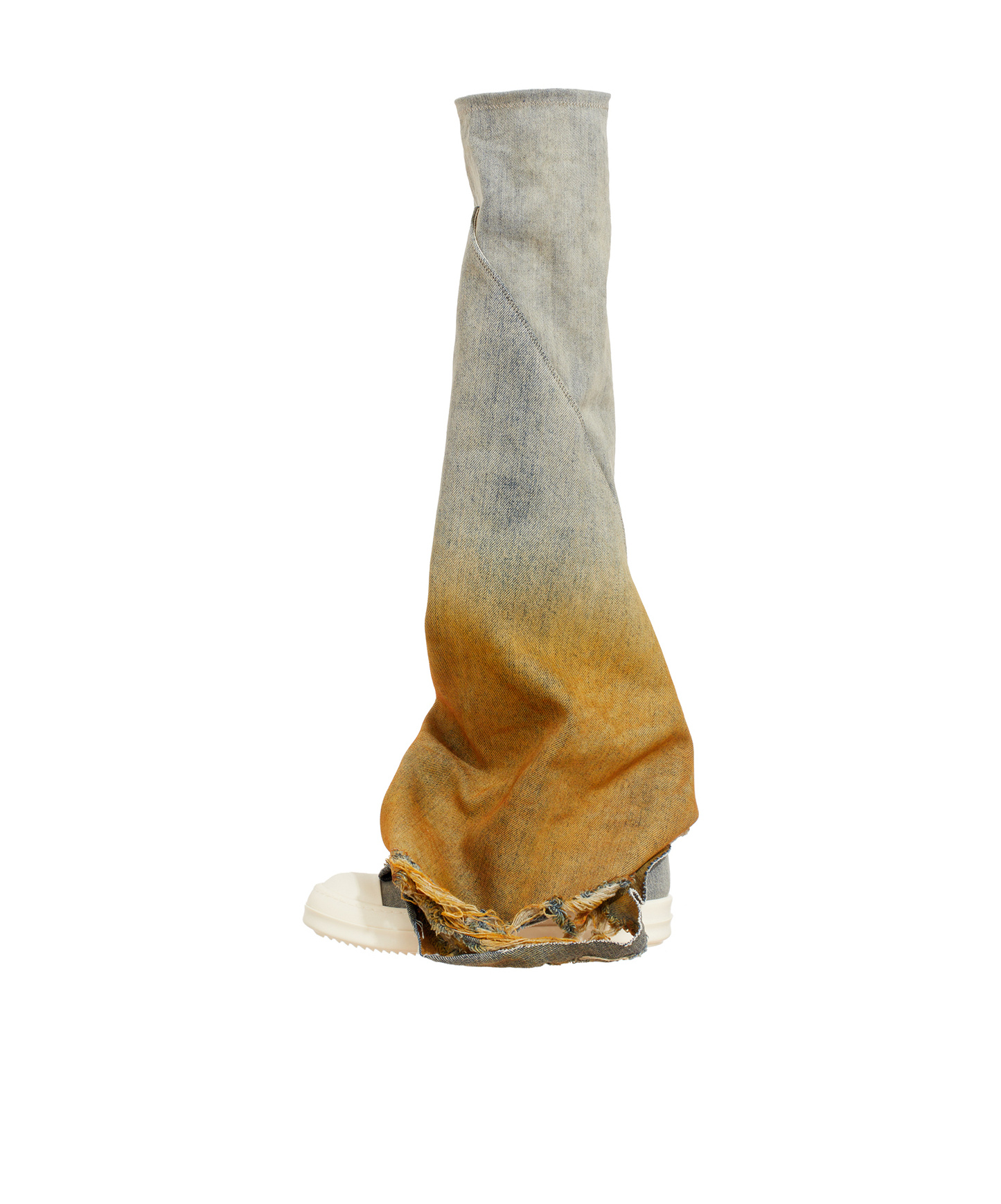 Rick Owens Drkshdw Cowboy Boots In Nude