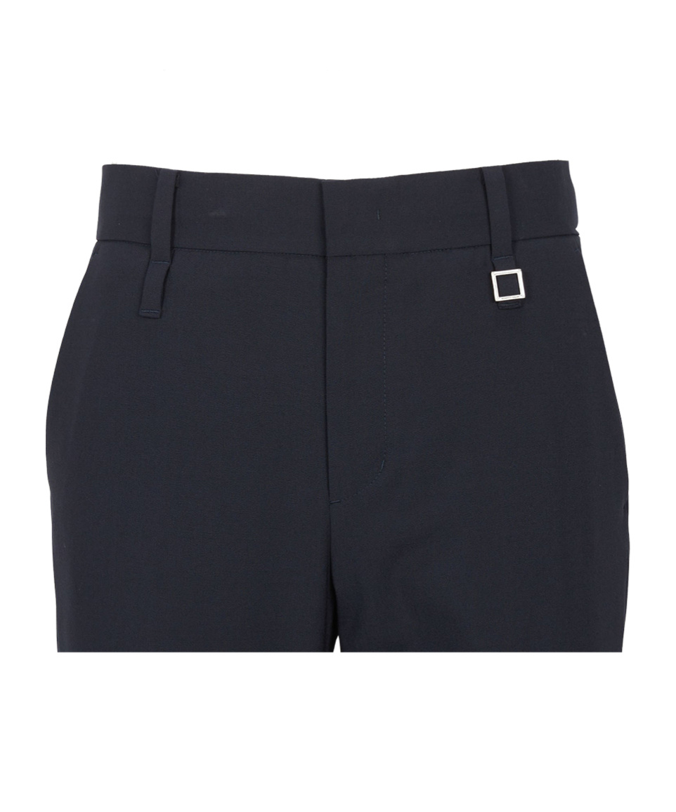 Wooyoungmi Belt Loop Casual Pants In Black