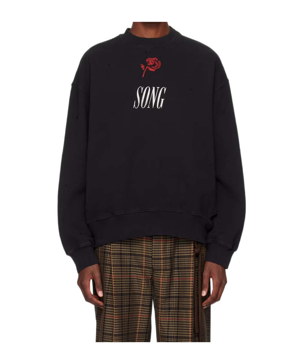 Song For The Mute Long Sleeve Logo Sweatshirt