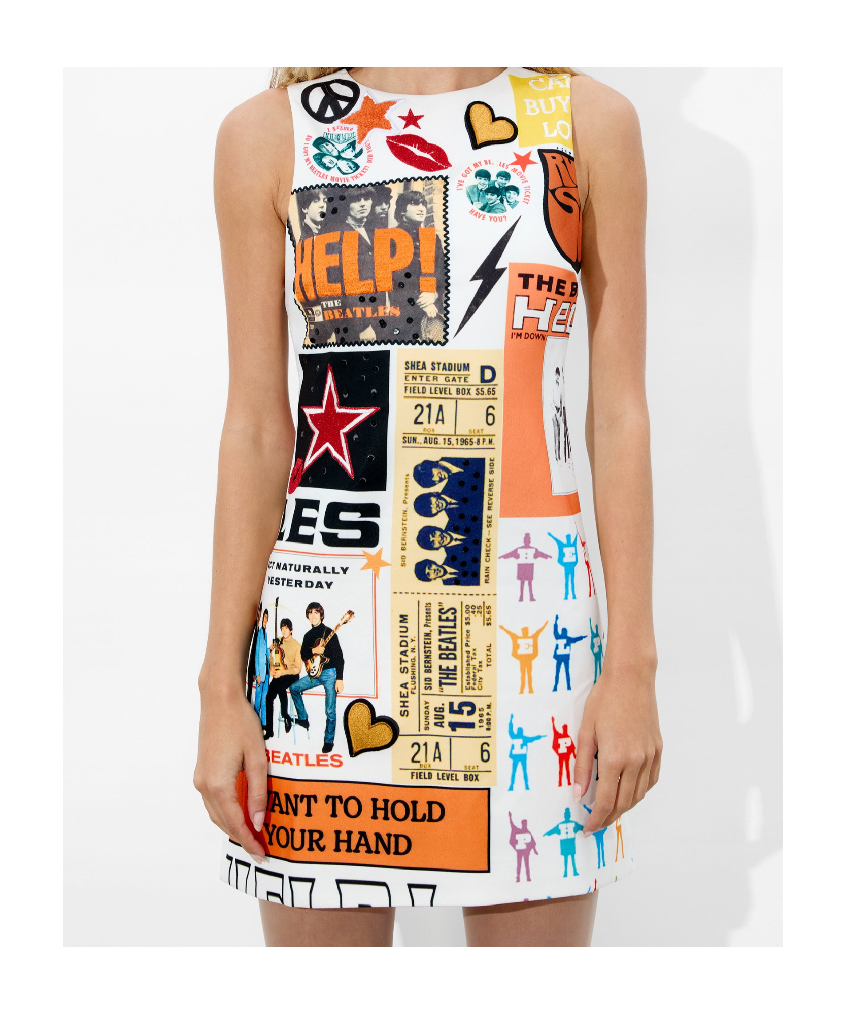 Alice And Olivia Clyde Mini Dress In Multicolor