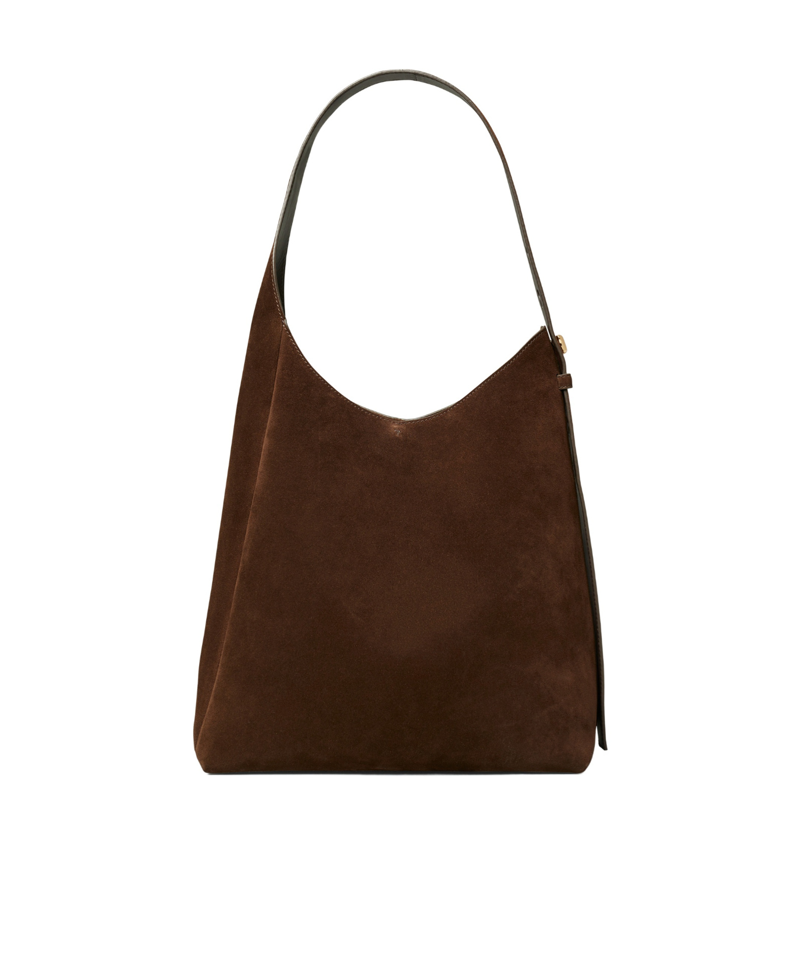 Tory Burch Romy Suede Hobo Bag In Brown