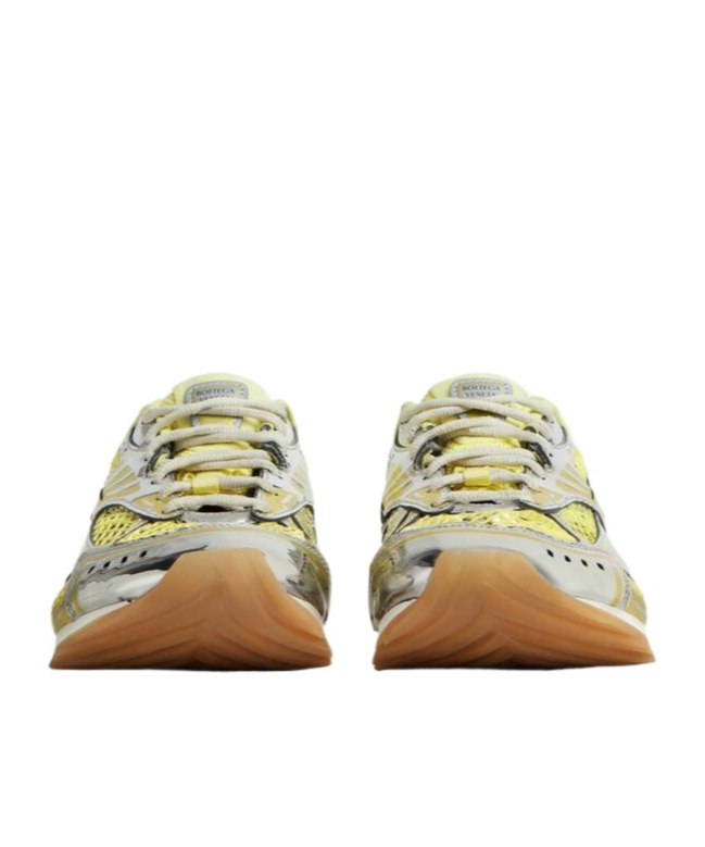 Shop Bottega Veneta Orbit Lace-up Low-cut Sneakers In Multicolor