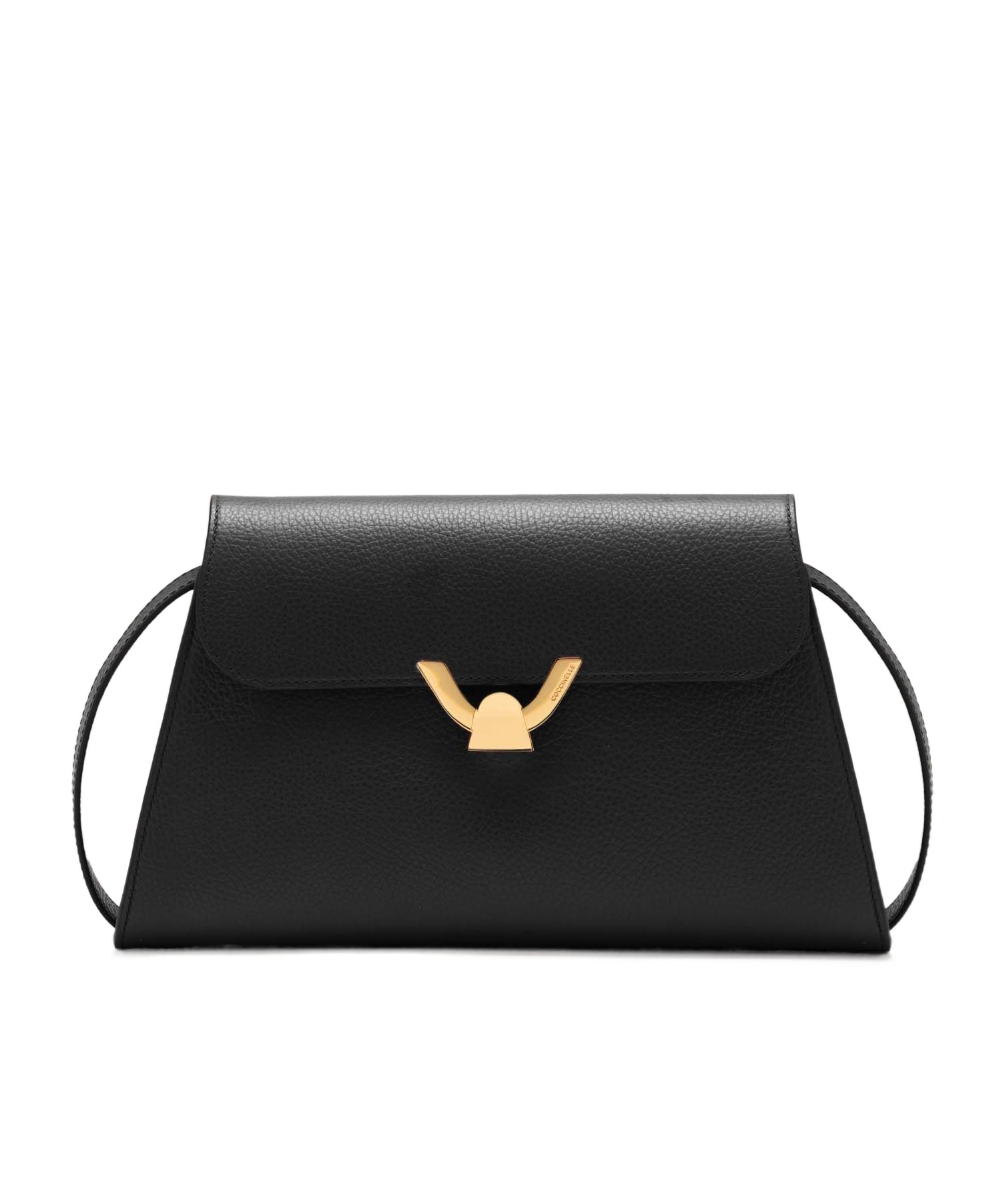 Shop Coccinelle Medium Dew Shoulder Bag In Black