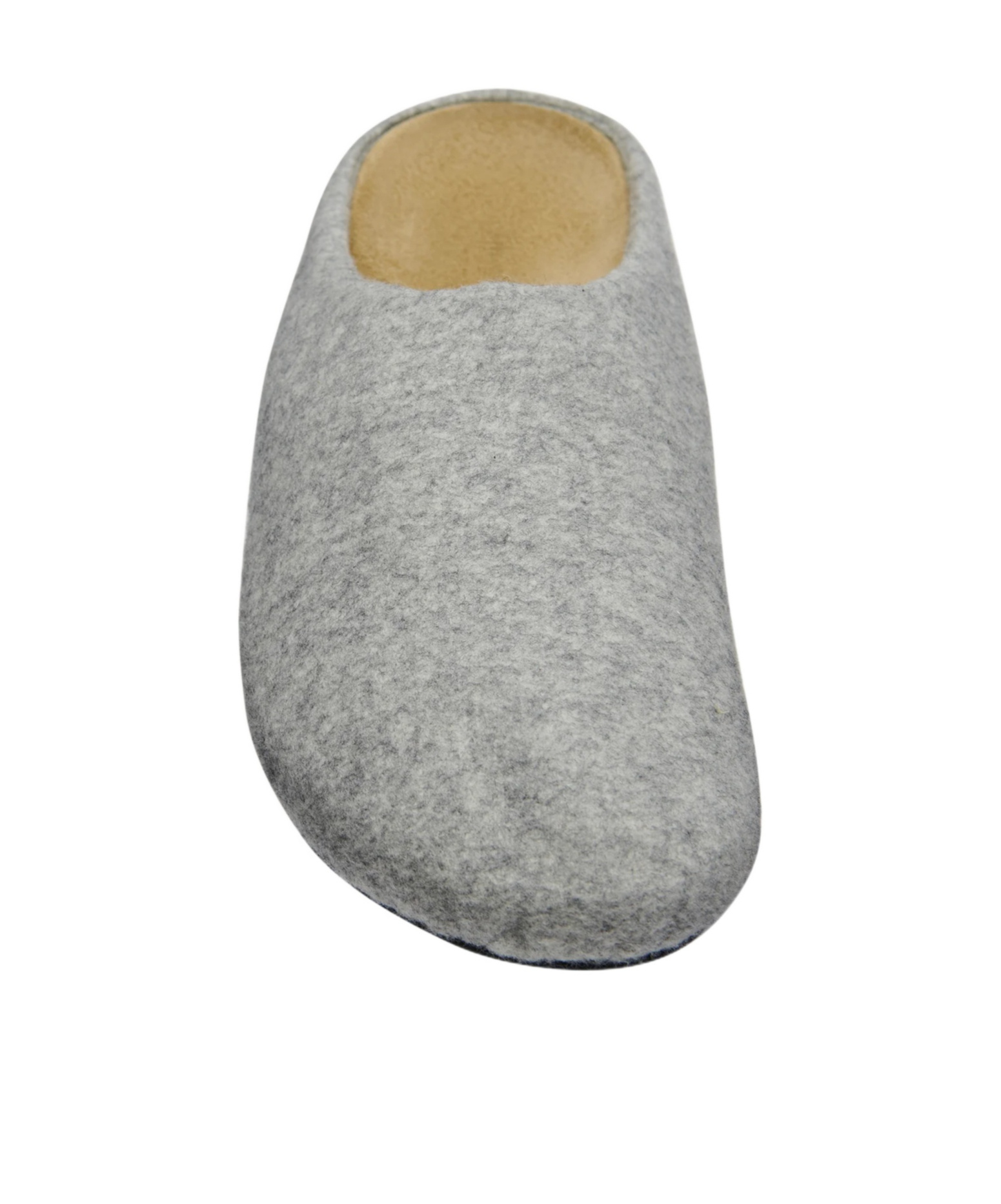 The Row Hugo Wool Cashmere Muller Shoes In Gray