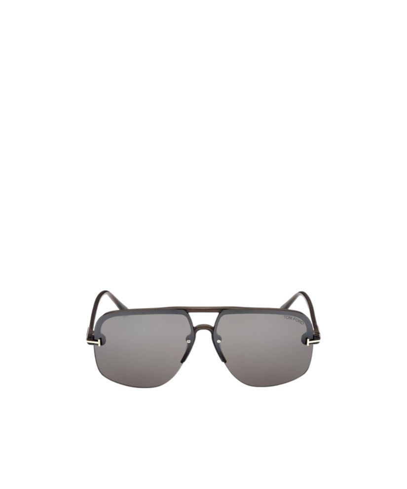Tom Ford Logo Sunglasses In Gray
