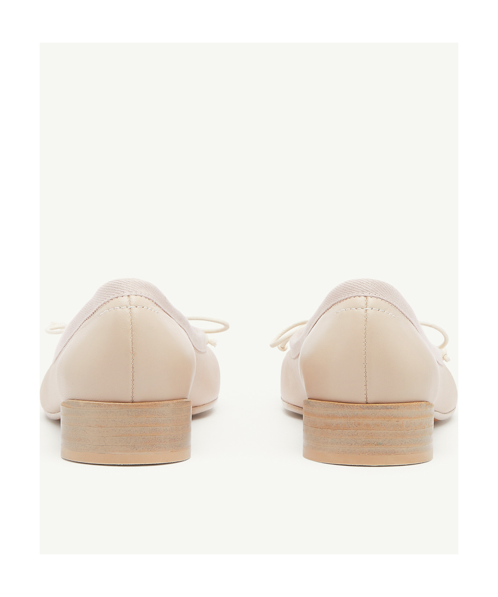 Mm6 Maison Margiela Anatomic Ballerinas In Nude