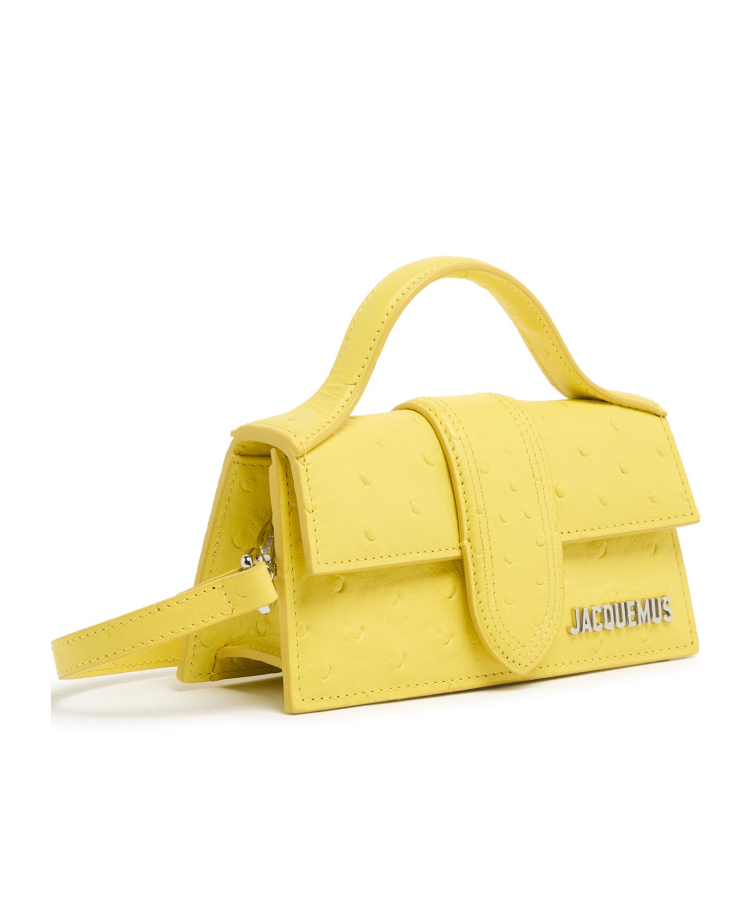 Shop Jacquemus Flip Shoulder Bag In Yellow