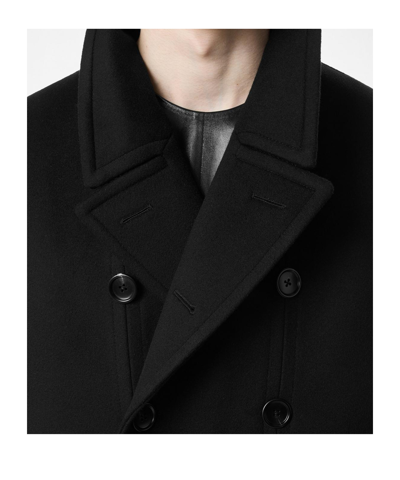 Tom Ford Long-sleeved Coat In Black