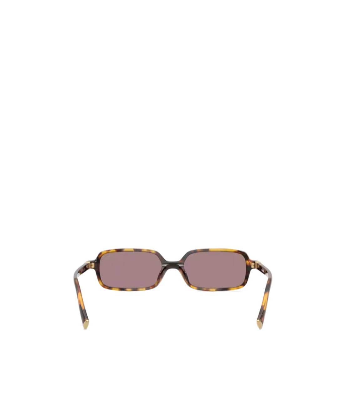 Shop Miu Miu Logo Sunglasses In Nude