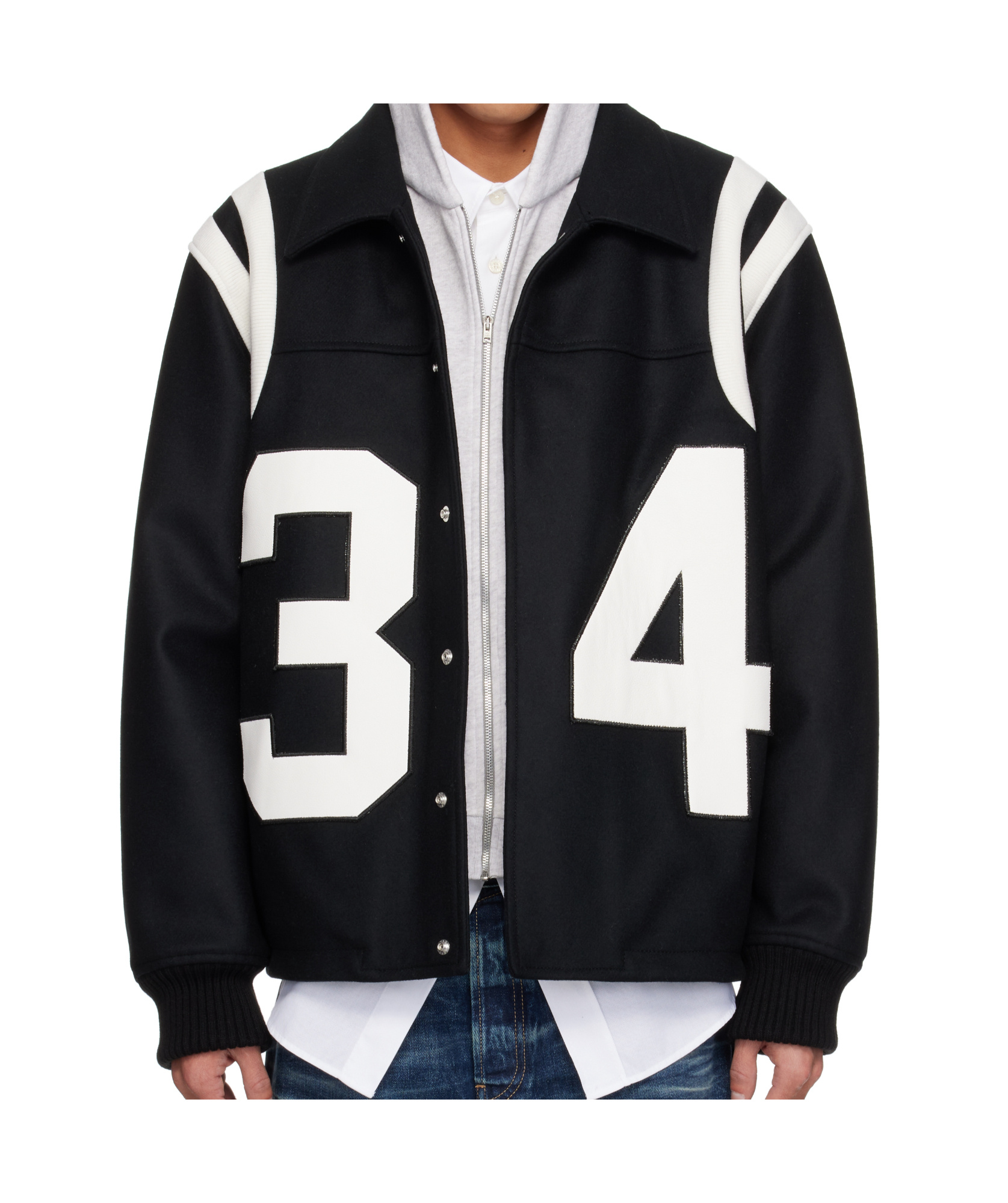 Ambush Baseball Jacket In Black