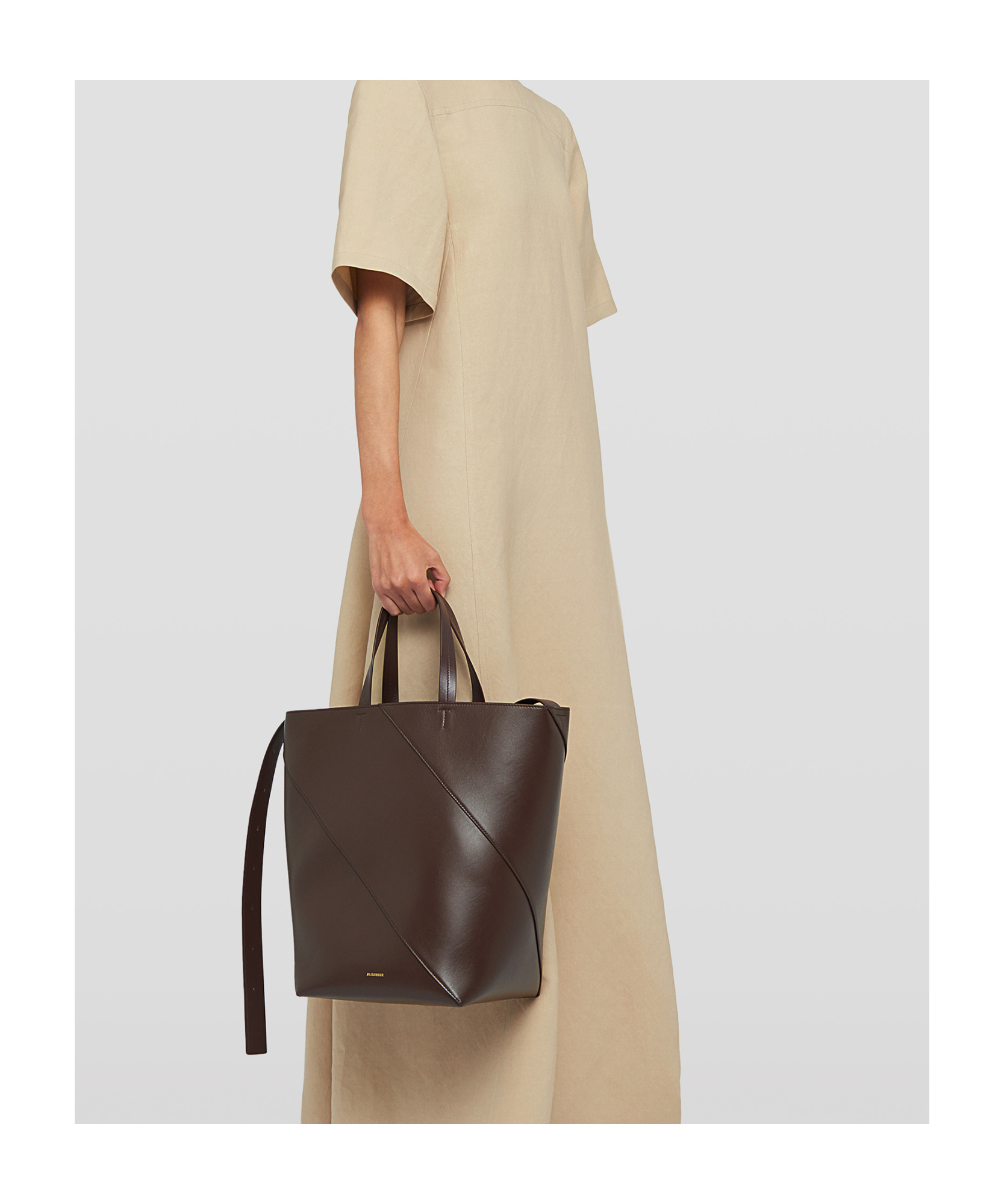 Jil Sander Vertigo Tote Medium In Green