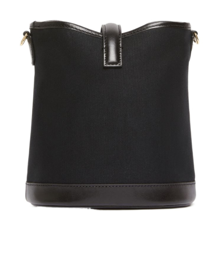 WEEKEND MAX MARA SMALL CANVAS BUCKET BAG