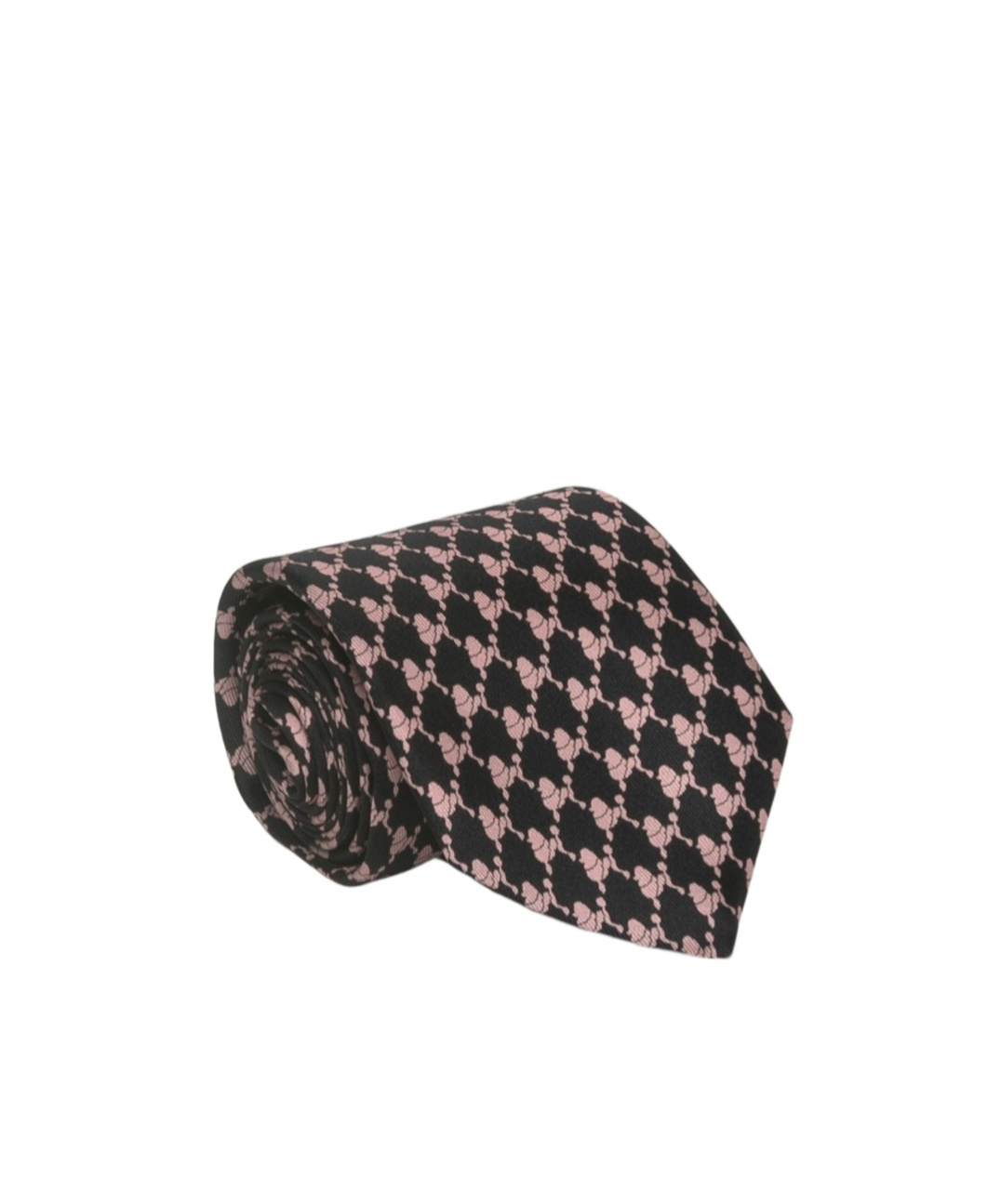 Mulberry Logo Pointed Tie In Black