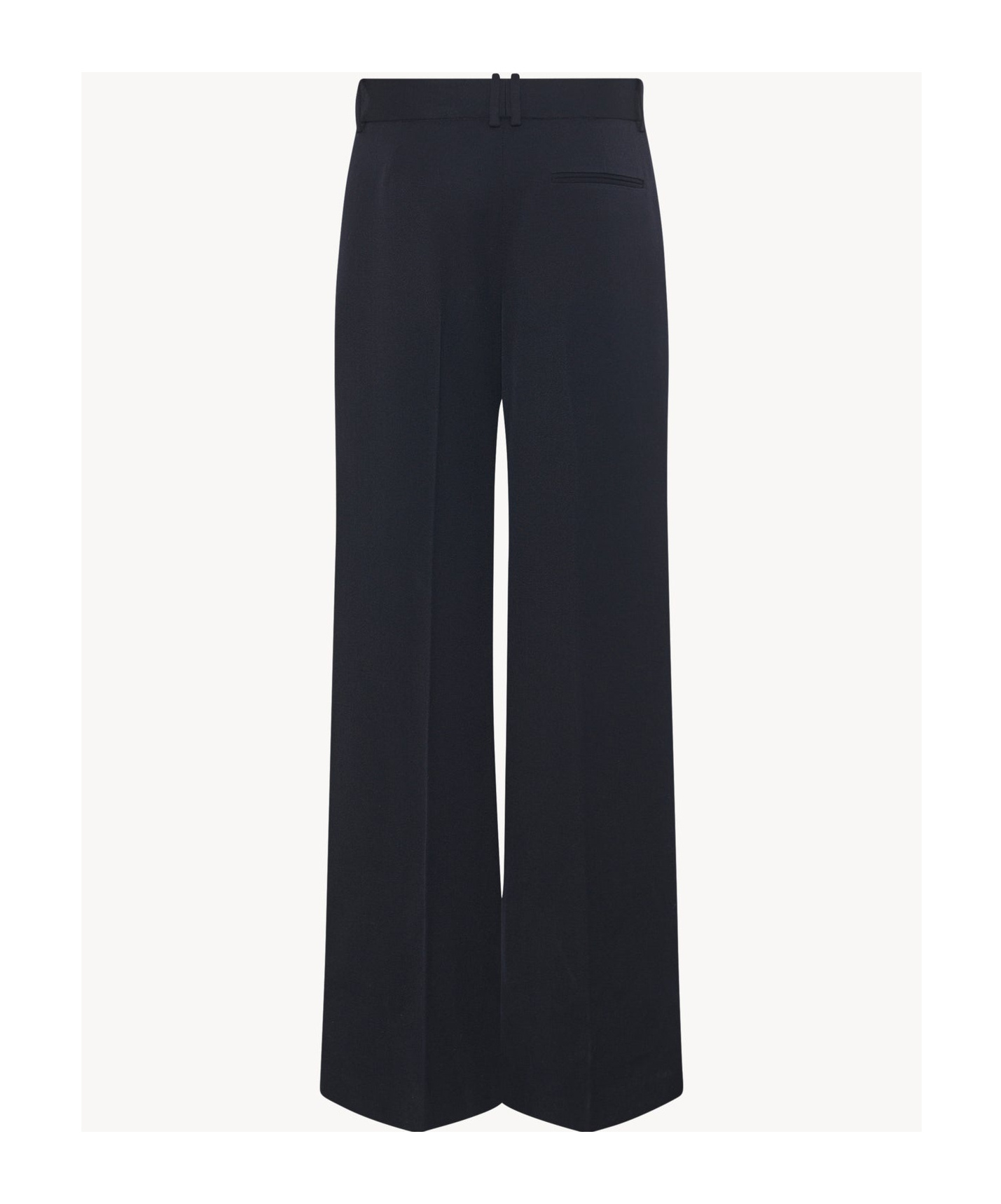 Shop The Row Wool Casual Pants In Black