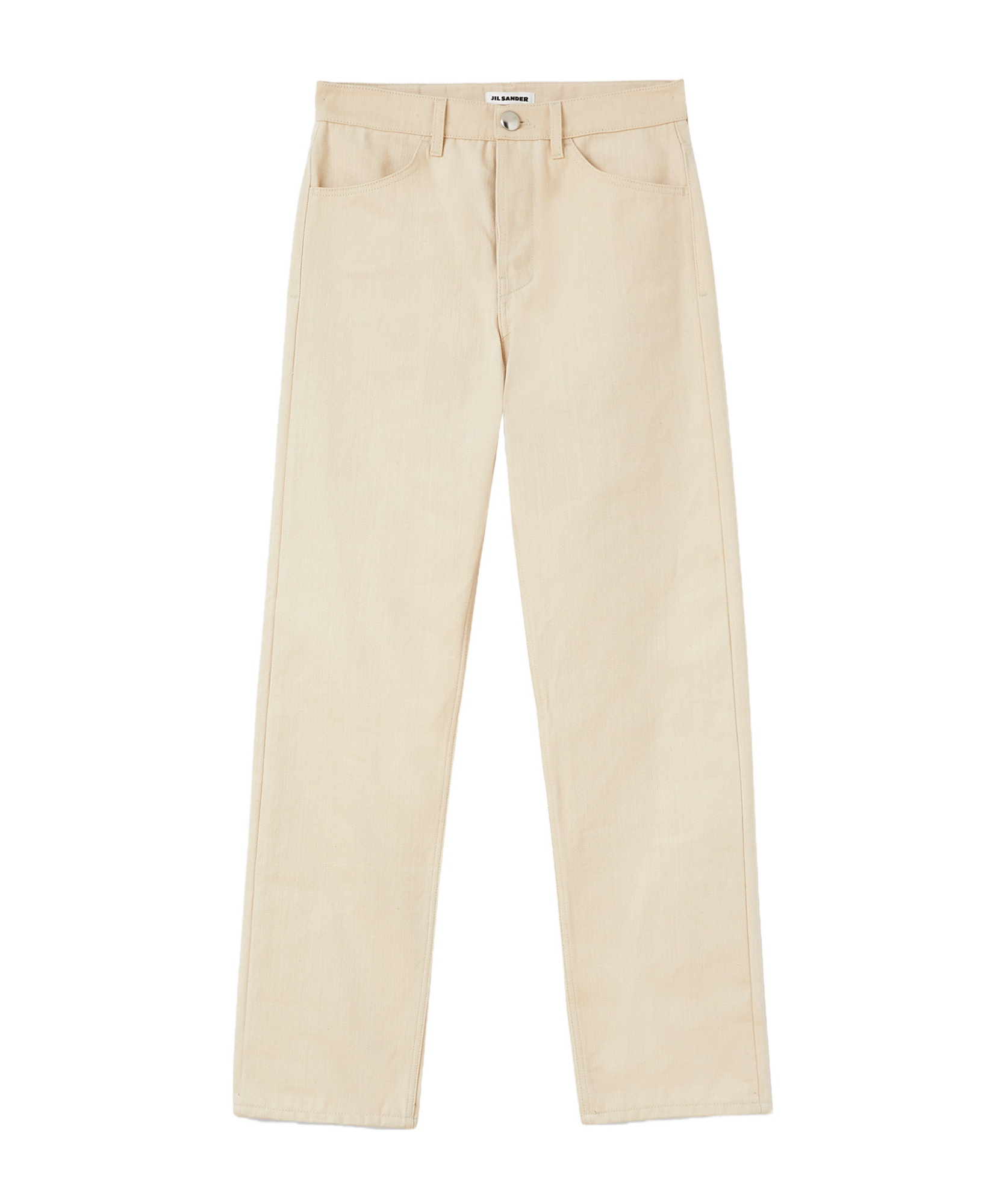 Jil Sander Mid-rise Straight-leg Denim Jeans In Nude