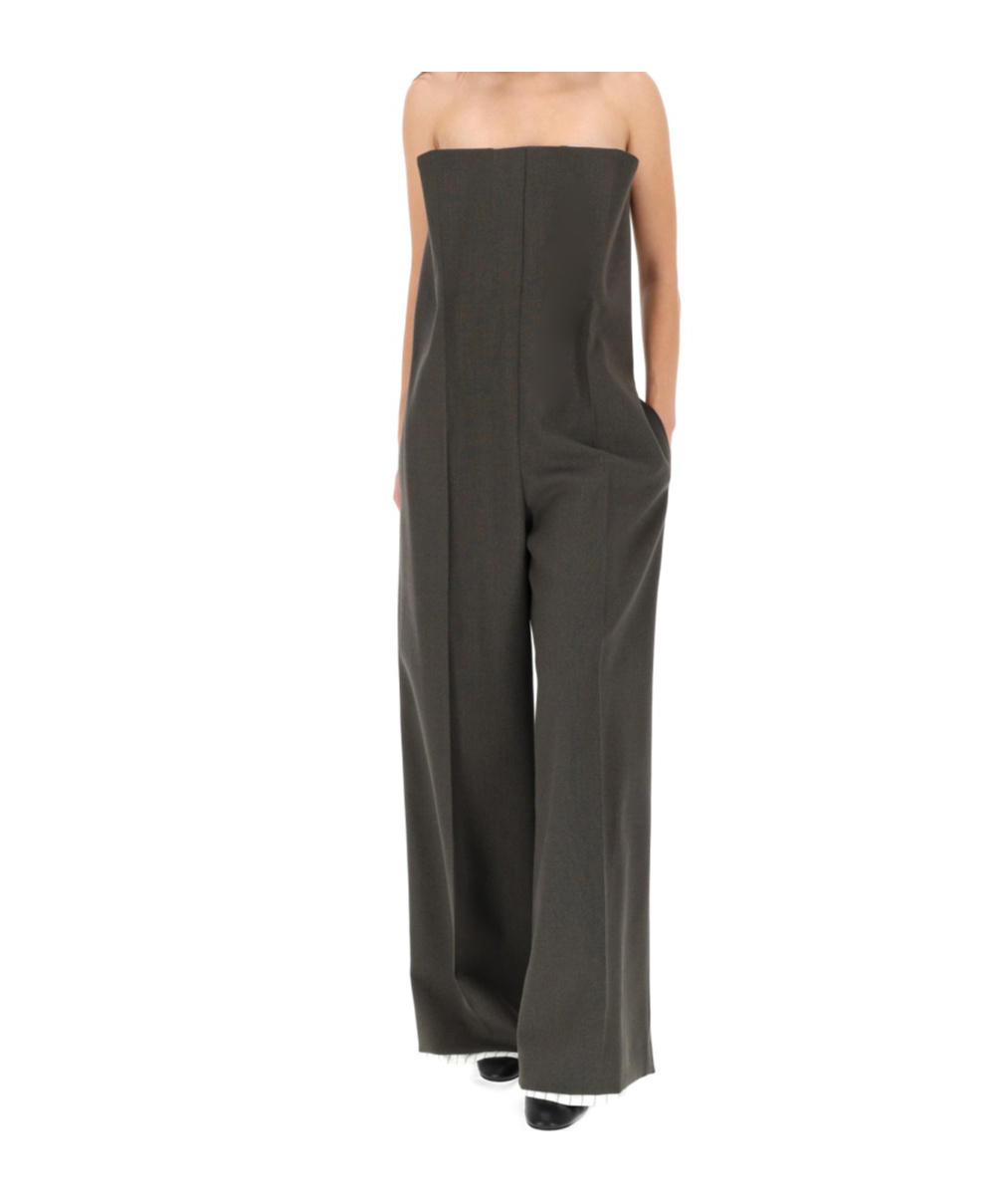Jean Paul Gaultier Tube Top Jumpsuit In Black