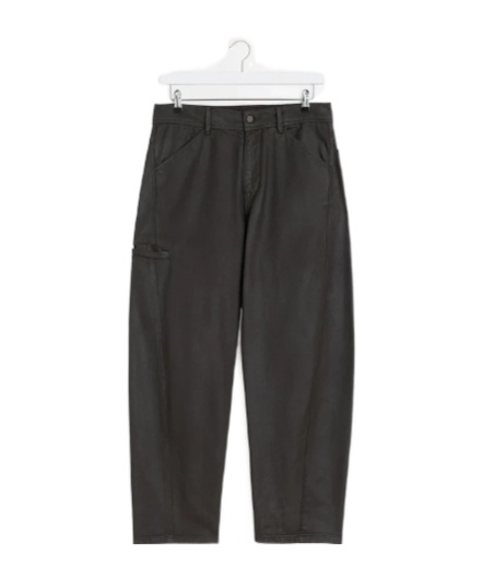 Lemaire Twisted Workwear Trousers In Black