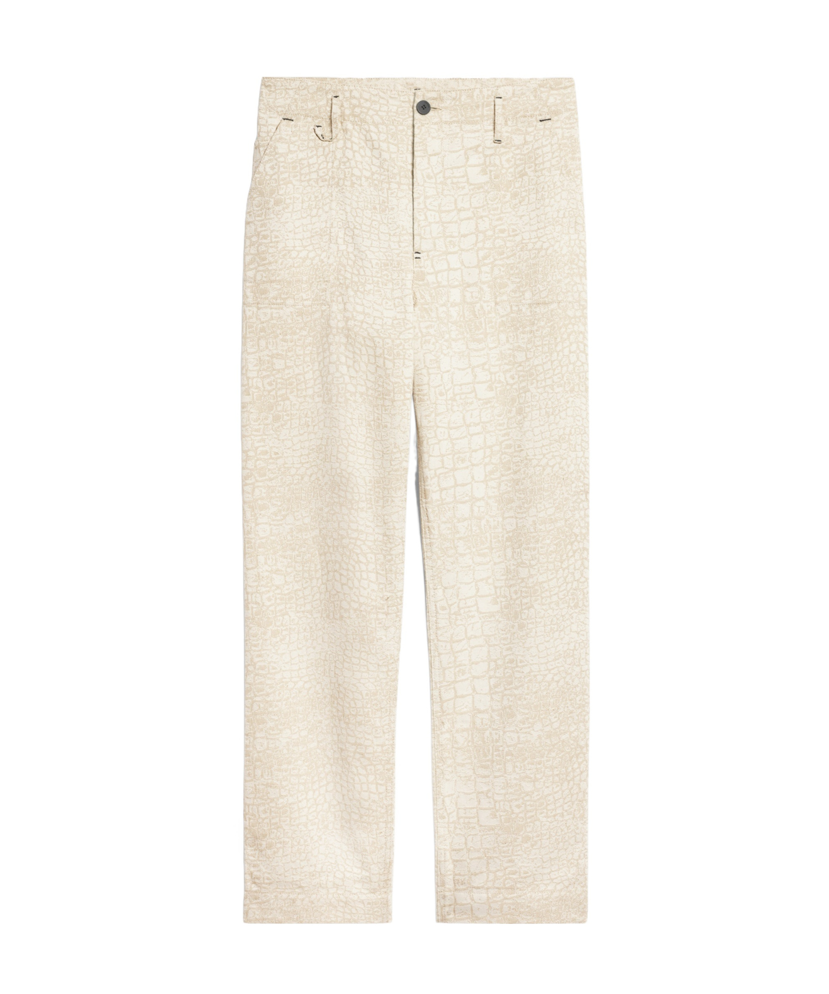 Jacquemus Belt-loop Jeans In Nude
