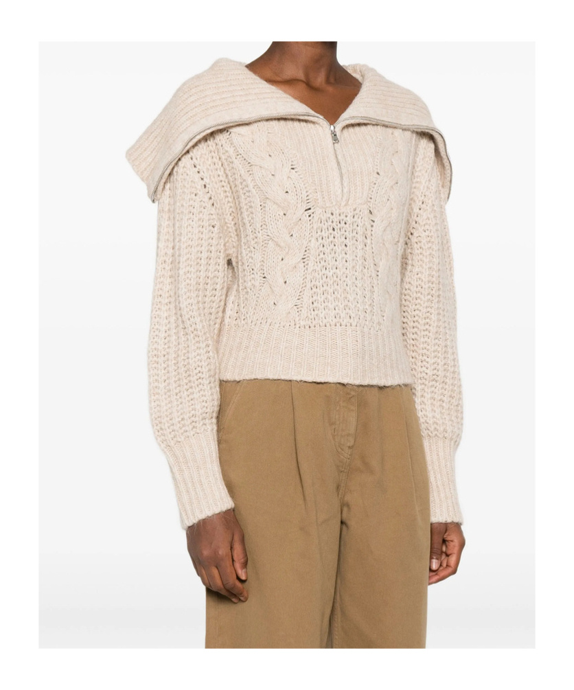 Iro Long-sleeved Sweater In Neutral