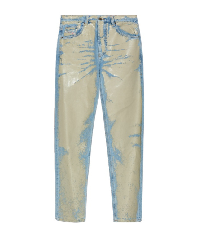 Diesel D-macs-fsf3 Denim Waist Jeans In Nude