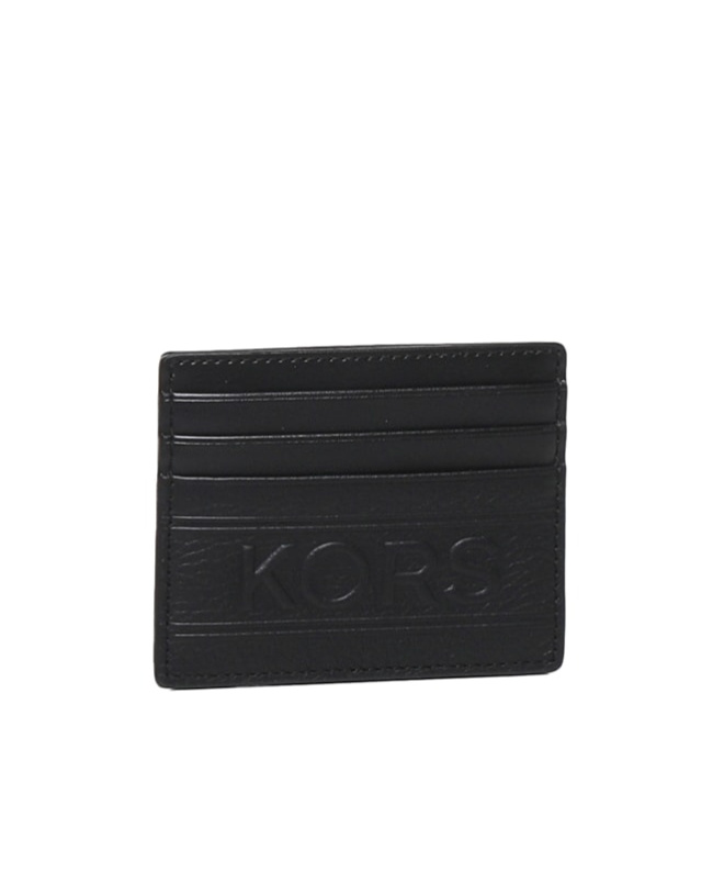 Shop Michael Michael Kors Hudson Cardholder In Black
