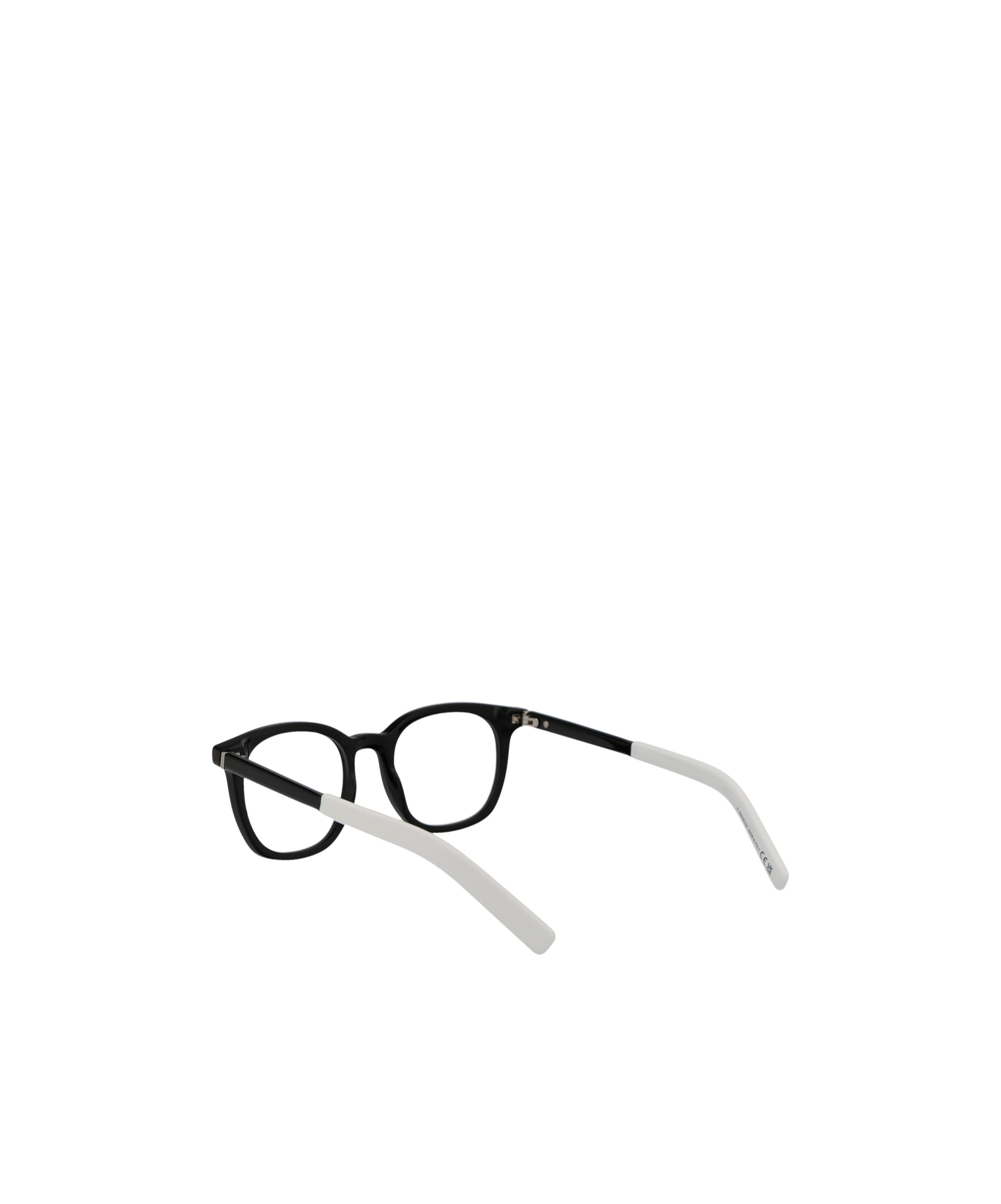 Moncler Ml5207 Two-tone Square-frame Glasses In Black