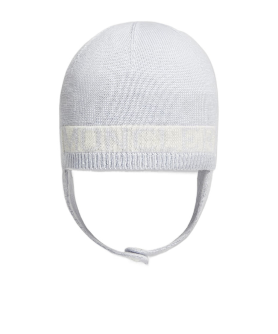 Moncler Wool Hat With Ear Protection In White