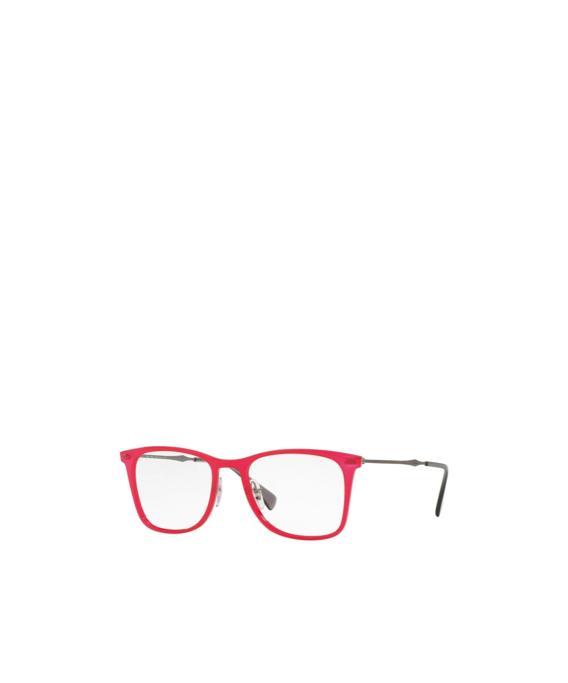 Ray Ban Geometric Frame Plain Mirror In Pink