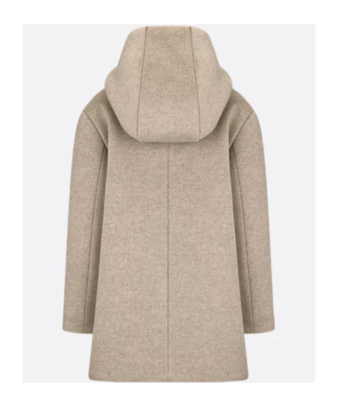 Dior Long-sleeved Coat In Brown