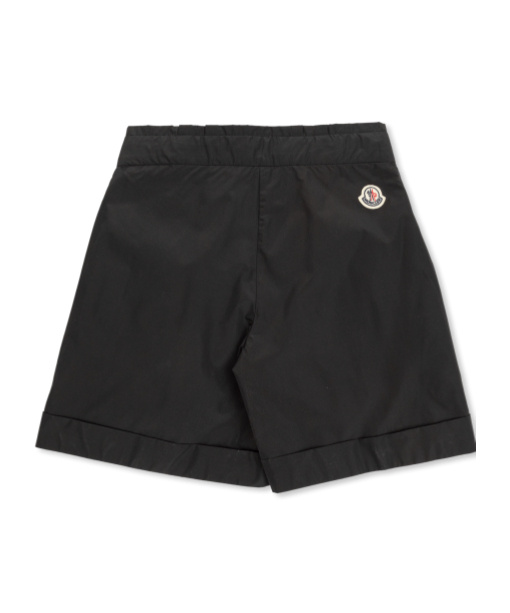 Moncler Curled Shorts In Black