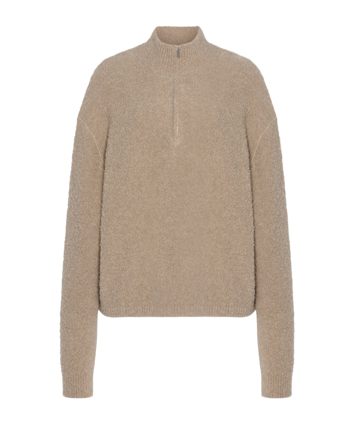 The Row Lethara Cashmere, Alpaca And Silk Sweater In Neutral