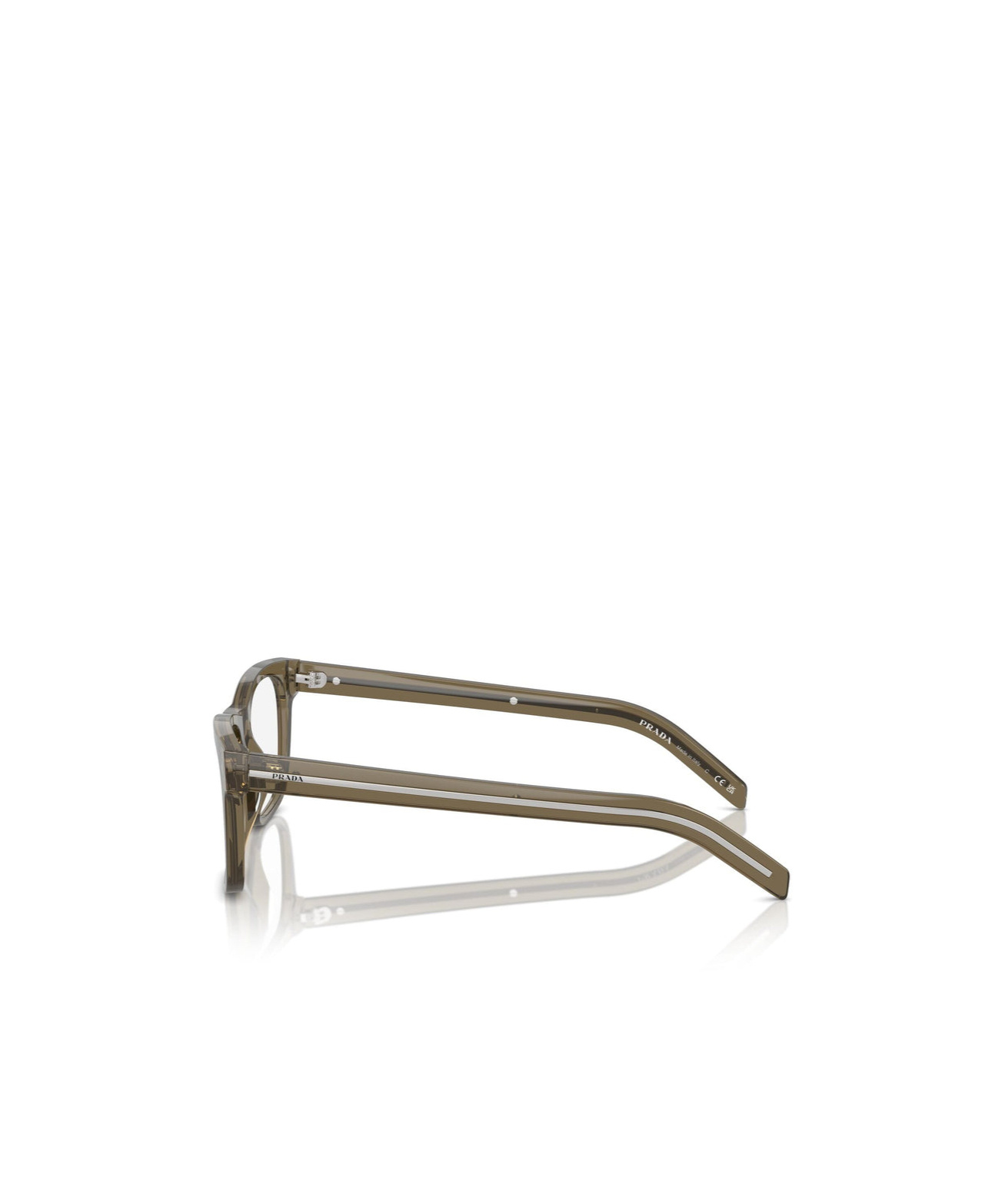 Prada Full-frame Flat Mirror In Brown