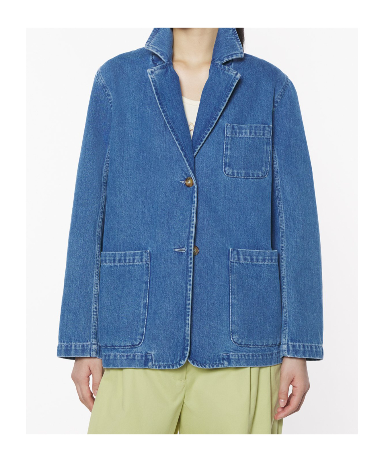 MAISON KITSUNÉ DECONSTRUCTED TAILORED JACKET