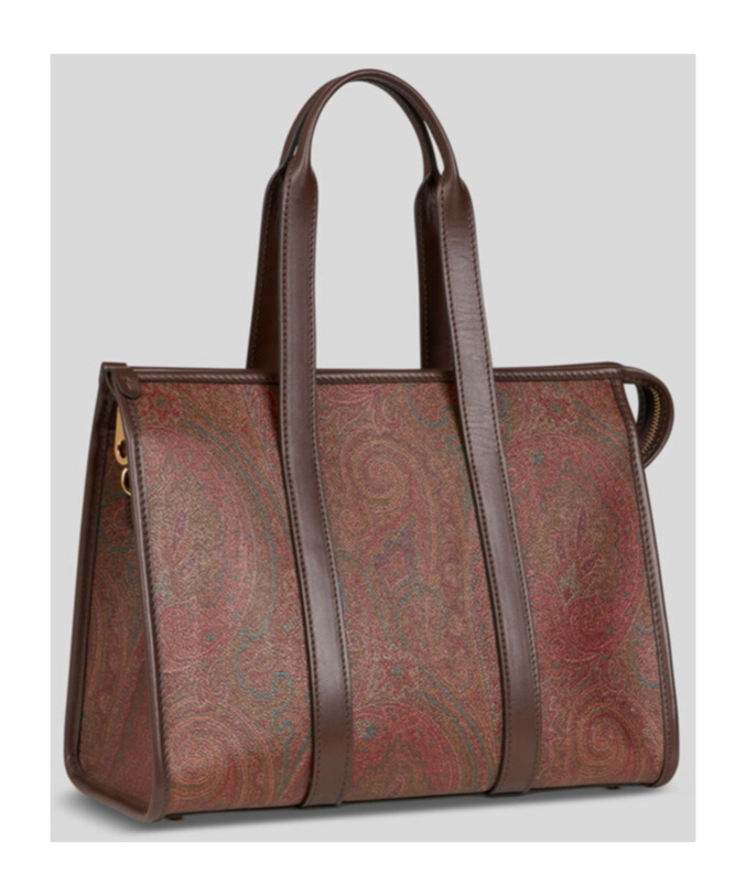 Etro Medium Bauletto Arnica Tote Bag In Brown