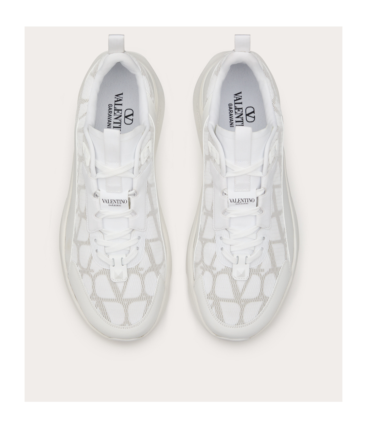 Valentino Garavani Lace-up Sneaker In White