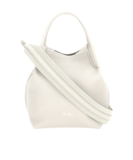 Loro Piana Single Handle Shoulder Bag In White