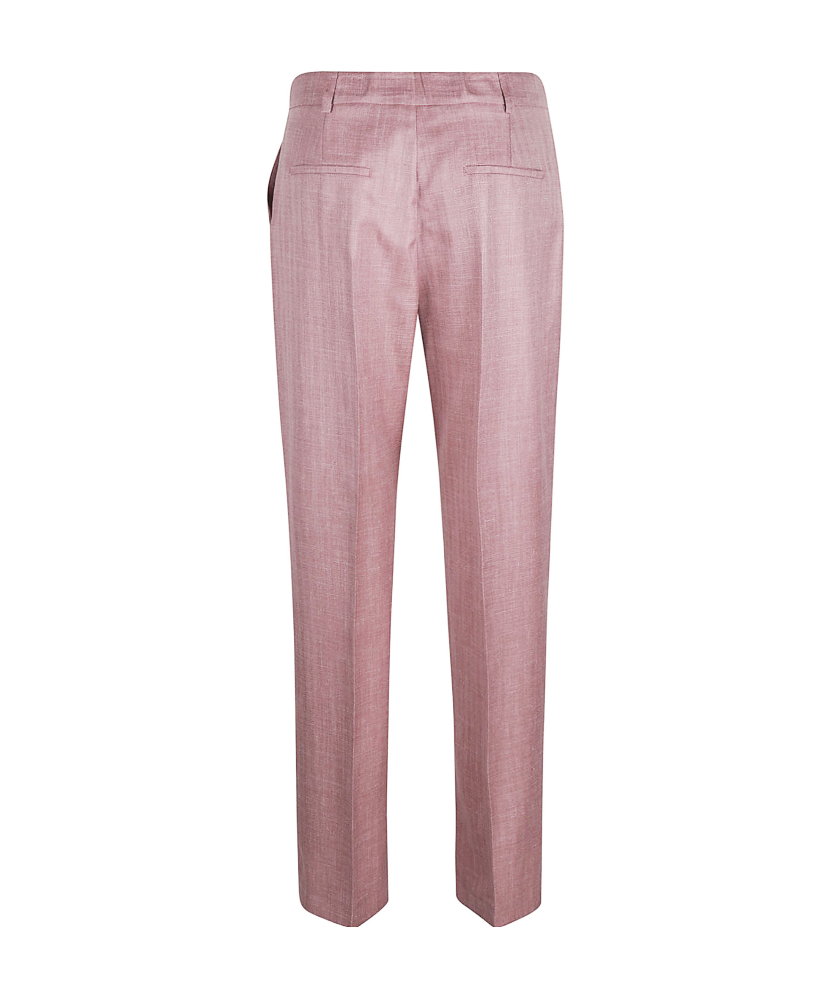 Eleventy Straight Trousers In Light Pink