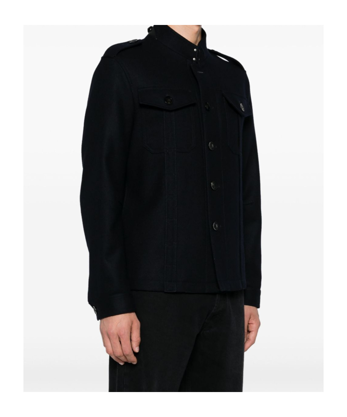 Tom Ford Coat In Black