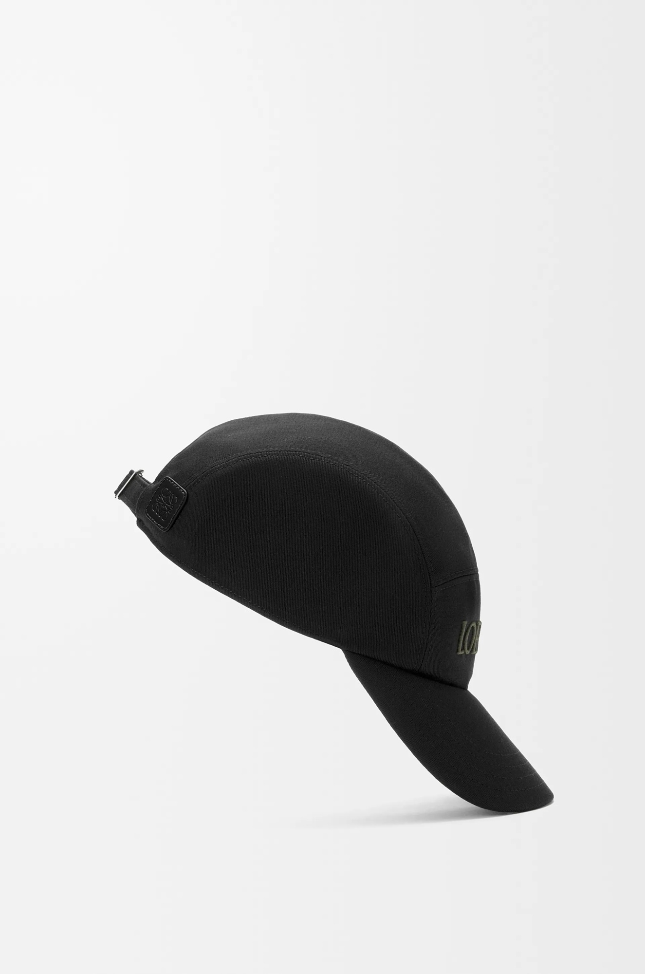 Loewe Cotton Camp Baseball Cap In Black